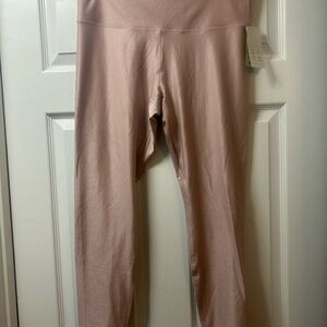 All in Motion Ribbed light mauve Leggings XXL